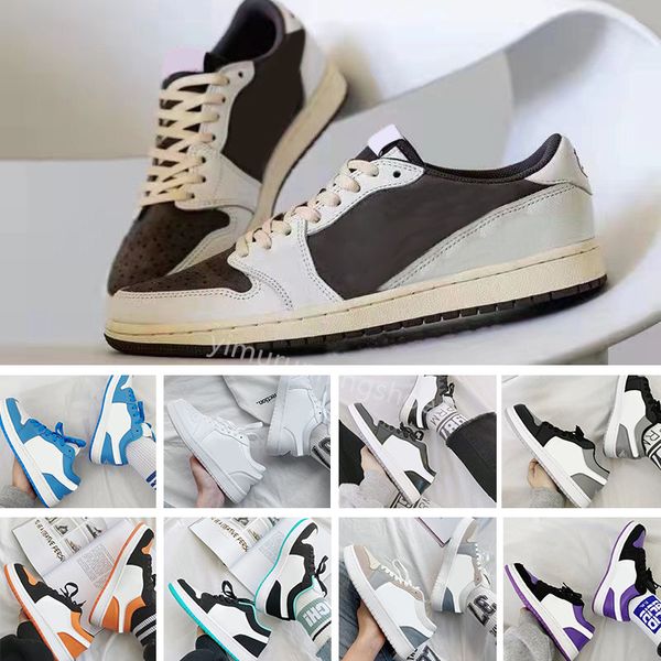 

1 high 85 black white men basketball shoes 1s low black phantom reverse mocha concord chicago lost and found patent bred true blue women men