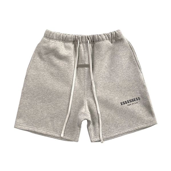 

shorts mens essentail womens clothing designer apparel essen shorts cotton sports fashion short street style tide knee length essent shorts, White;black