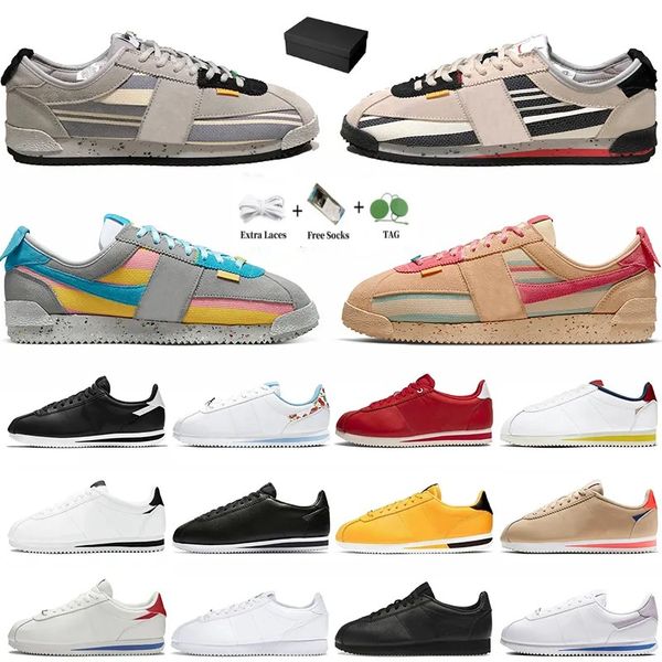 

union la x cortez mens casual shoes lemon frost oregon leather black triple white grey blue forrest gump bronze light bone men women trainer