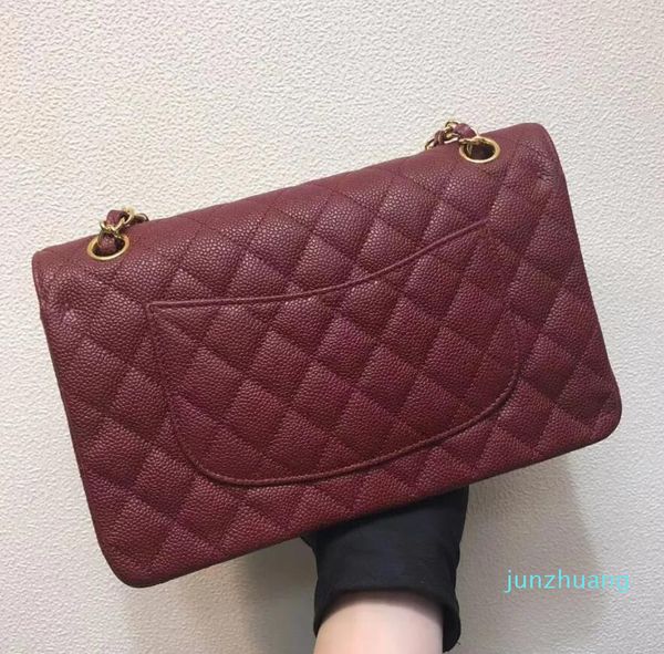 

shoulder women classic one bag sheepskin 25cm high-quality luxury designer caviar chain crossbody bag fashion cowhide clamshell handbag 99