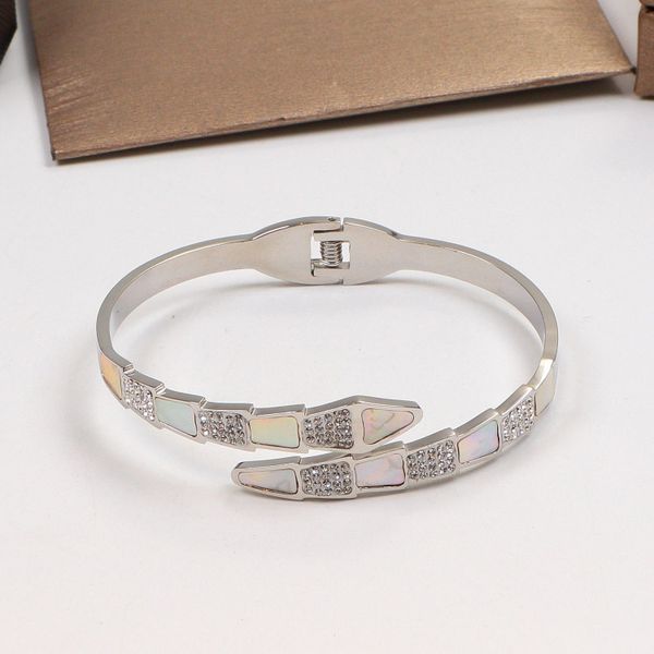 

classic bangles gold silver designer snake bracelet cuff bangle nlay gypsophila diamond bracelets womens mens love wedding jewelry gift dont, Black