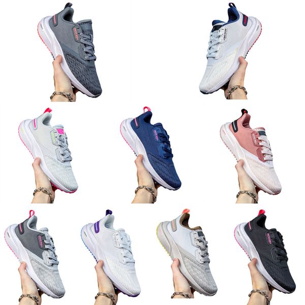 

designer luxury easeful personalized running shoes black white blue low lace-up casual shoes breathable non-slip classic light mesh men outd