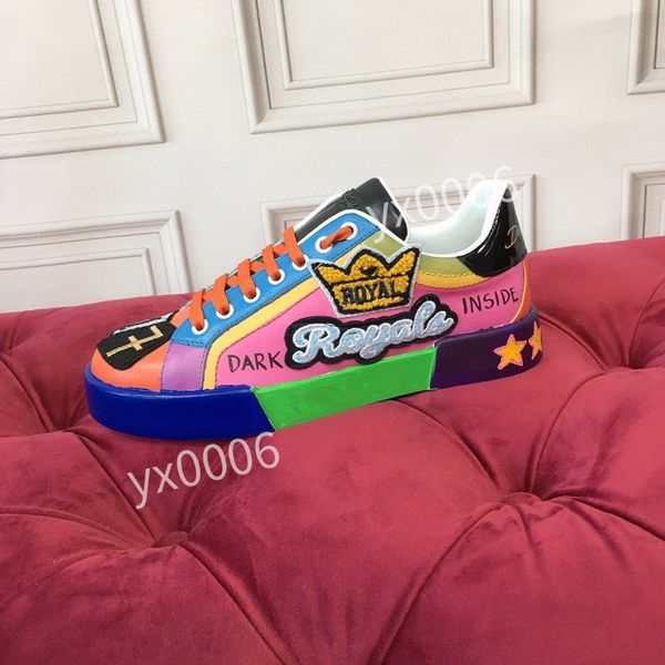 

2023 designer mens causal shoes fashion woman leather lace up platform sole sneakers white black mens womens luxury suede