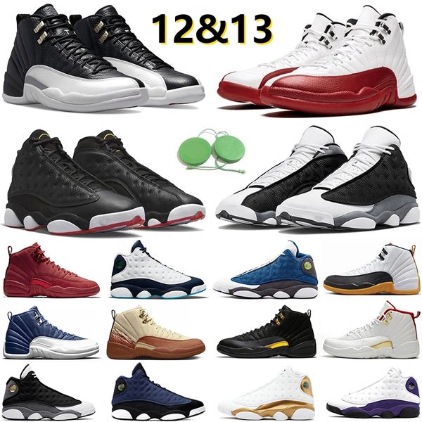 

12 13 mens basketball shoes 12s cherry stealth playoffs black taxi royalty 13s playoffs black cat red black flint lucky green lakers obsidia