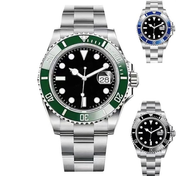 

mens watch automatic mechanical watches 40mm fashion business wristwatches life waterproof stainless steel wristwatch montre de lu2438, Slivery;brown