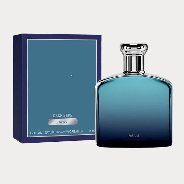

women perfume 125ml deep blue fragrance long lasting smell brand man lady girl silver wood parfum spray fast ship