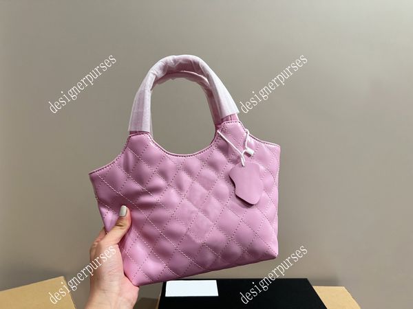 

tz diamond quilted mini tote bag fashion icare shopping bag golden metal hardware matelasse chain crossbody bag women shoulder bags outdoor