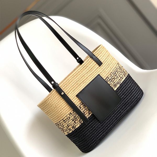 

holiday seaside bags tote straw bag shopping shoulder bag beach vacation handbag bucket bags messenger lafite grass large capacity bag baske