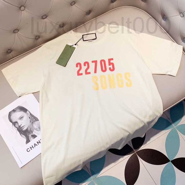 

men's t-shirts designer 21ss designers tee mens womens t shirts 100th 22705 print man paris fashion t-shirt short sleeve luxurys tshirt, White;black