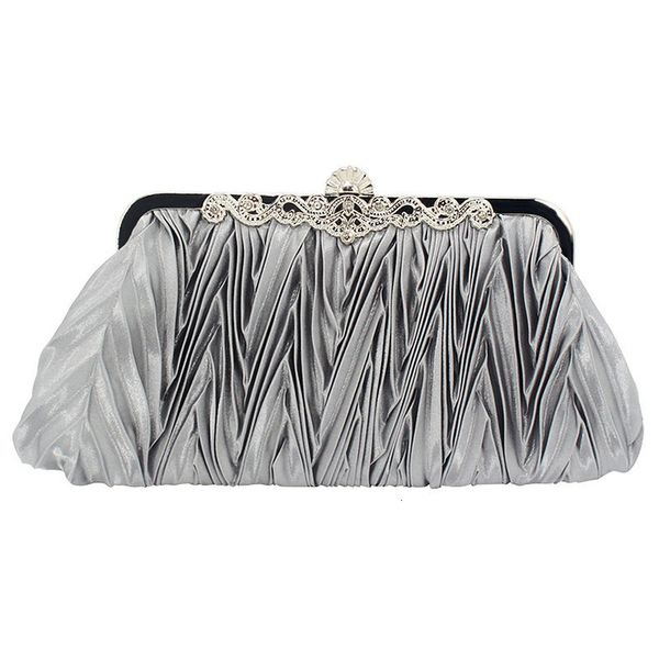 

evening bag lady satin crystal bridal handbag clutch party wedding purse fashion envelope wallet shoulder 230313