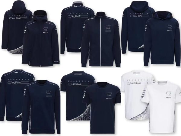 

2023 summer new f1 formula one polo shirt spring and autumn sweatshirt customized with the same style