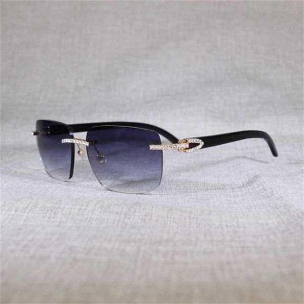 

trend designer vintage street black buffalo horn random men wood sunglasses metals frame shades for summer club eyewear, White;black