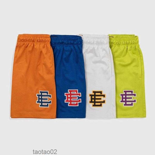 

fashion shorts luxury men's brand summer eric emanuel ee basic short designers newyork city skyline fitness beach breathable women mesh, White;black
