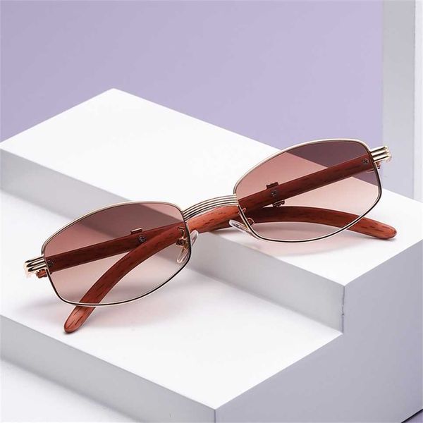 

sunglasses 2023 new anti-blue light circular frame real object pgraphy wood grain sunglasses fashion men's and women's glasses 885, White;black