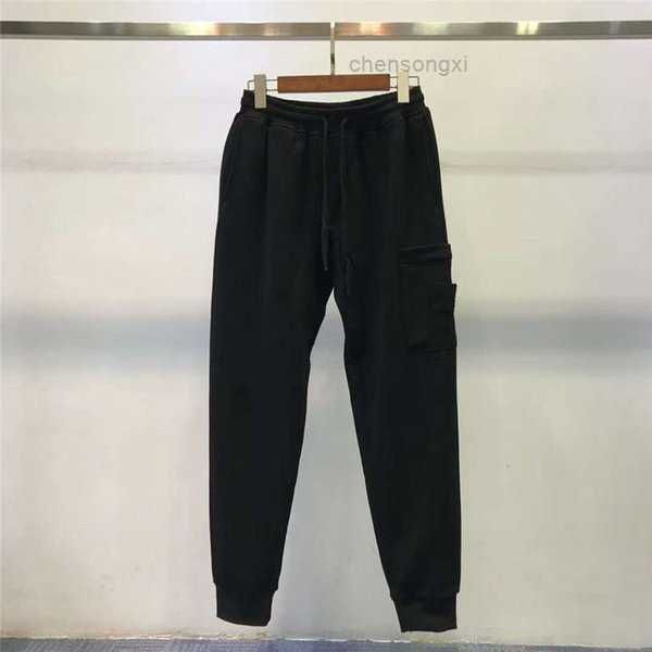 

men's size mens joggers track casual side pocket budge long for men women loose trousers m-2xl zieu, Black;brown