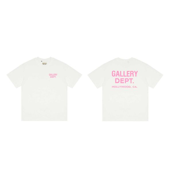 

t shirts 2023 dept shirt galleryes fog mens high street old wear seven color printed short sleeves, White;black