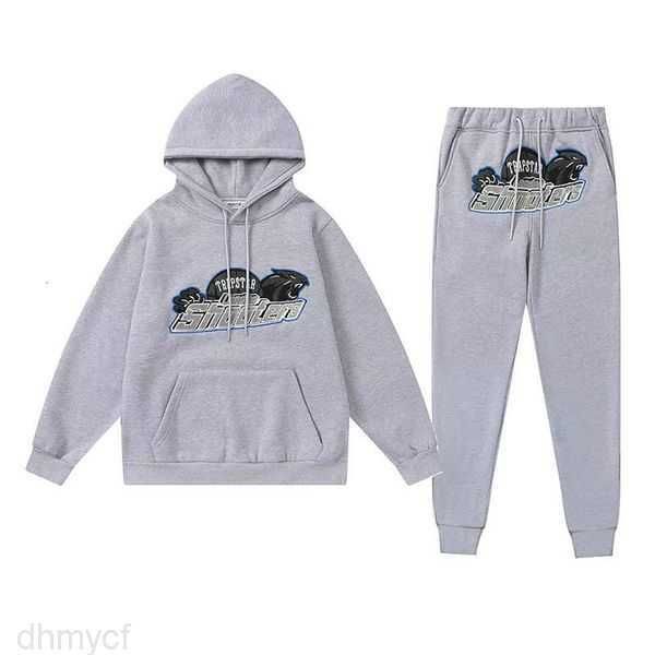 

men's tracksuits autumn trapstar tracksuit shooters printed men hoodie set oversized brand sports suit pant sets 221202 h6g2 5 10j0, Gray