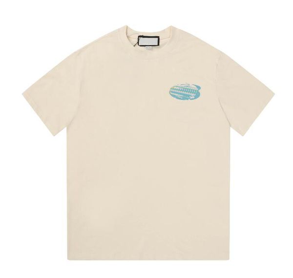

2023 designer brand luxury mens t shirts soft cotton letter print short sleeves t-shirts summer casual men's clothing apparel tees tshi, White;black