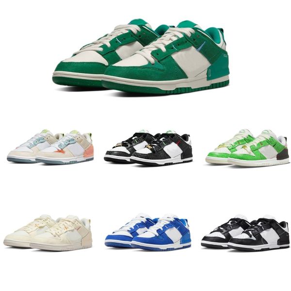 

running shoes men casual shoes double hook green black men women training shoes sneakers