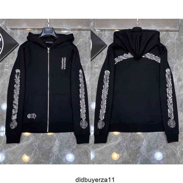 

0wnd 0wnd men's hoodies sweatshirts hoodie chrome//heart net red couple clothes ins super fire ch casual75t6 b2rh, Black