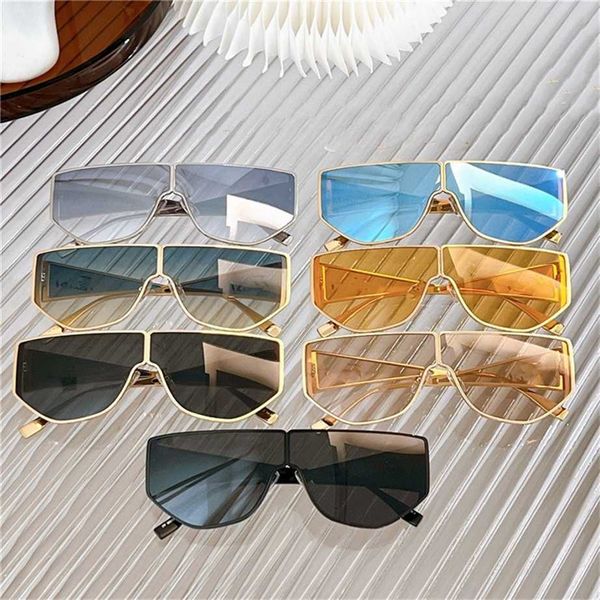 

sunglasses 2023 new f's fashion show geometric one-piece eye protection the same sunglasses ffm0093, White;black