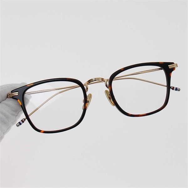 

sunglasses 2023 new tb smoke gray square tb905 men's and women's net red the same medium gold eyeglass frame, White;black