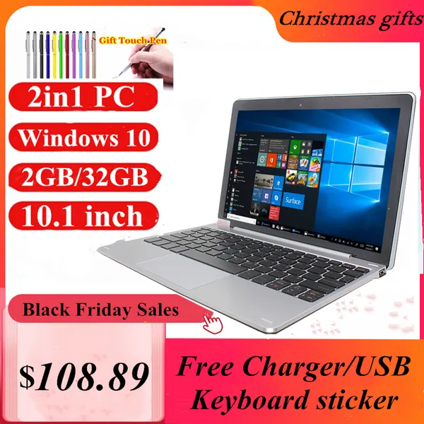 

10.1 inch 2gb ddr 32g windows 10 tablet pc 10a with keyboard dual camera quad core 1280 x 800 ips screen usb 2.0