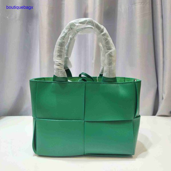 

luxury bottegss venetss arco evening bags online store woven song hye kyo's same checkered genuine leather handbag tote shopping s with