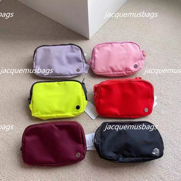 

lu fanny pack everywhere belt bag designer bum chest yoga nylon bag bumbag women mensoutdoor fleece shoulder crossbody waist bags wallet pur