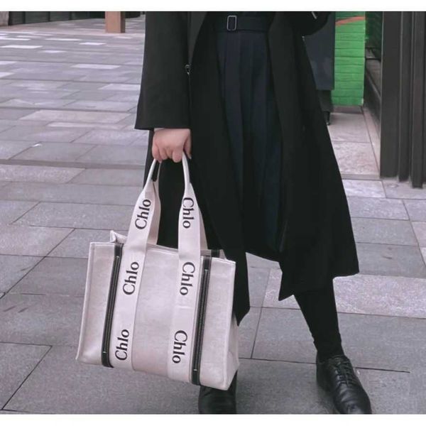

woody designer tote bag portable new shoulder canvas fashion small design summer large single female capacity f5eh, Black;red