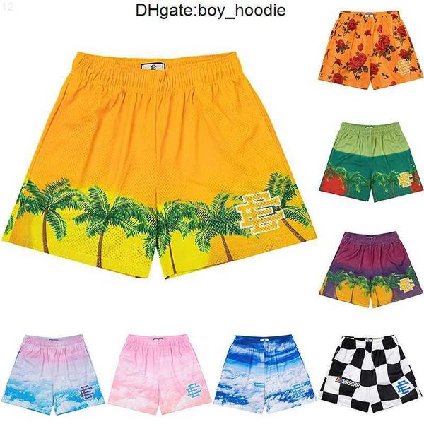 

eric enmanuel basic shorts men summer ee casual male sports fitness mesh men's breathable basketballdrla, White;black