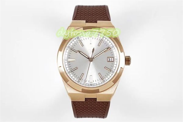 

8f montre de luxe watch diameter 41mm with 5100 automatic chain movement swing frequency 28800 hours sapphire mirror fine steel buckle case, Slivery;golden