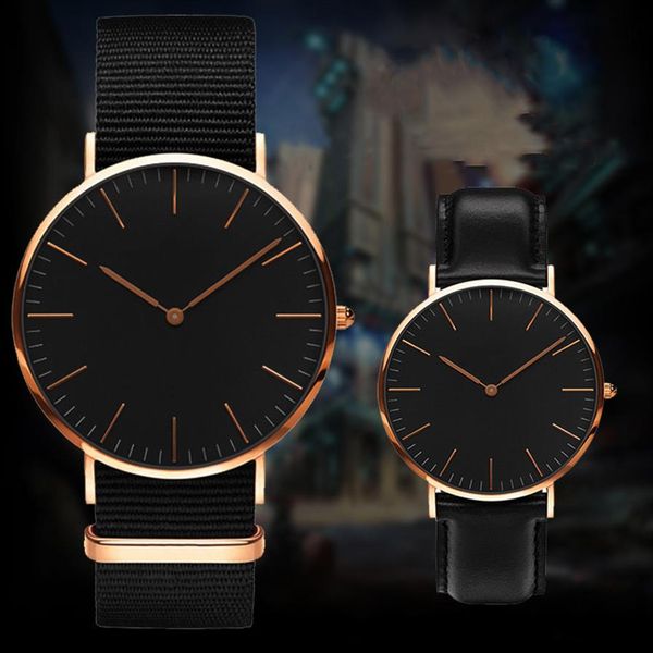 

selling brand mens womens watch 36mm 40mm quartz leather nylon casual sports watches montre de luxe270n, Slivery;brown