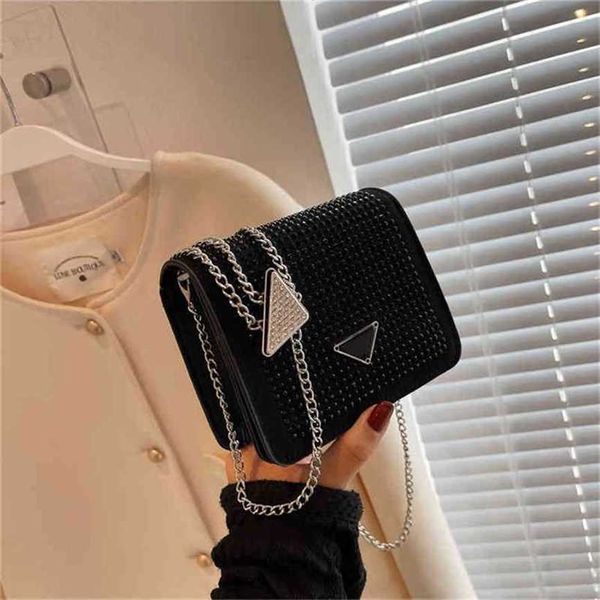 

handbag 2023 fashion women's bag leather quality handbag women's bright simple square bag