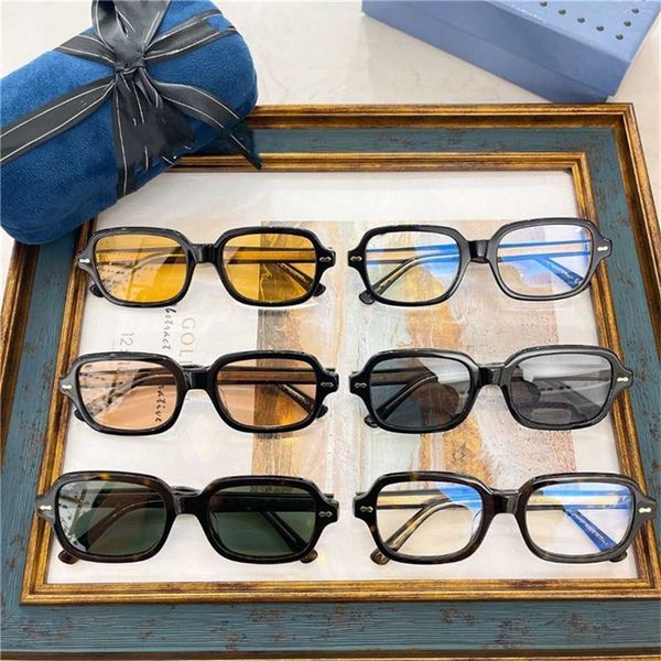 

sunglasses 2023 new g family plate fashion square female ins net red same gg0072 small face, White;black