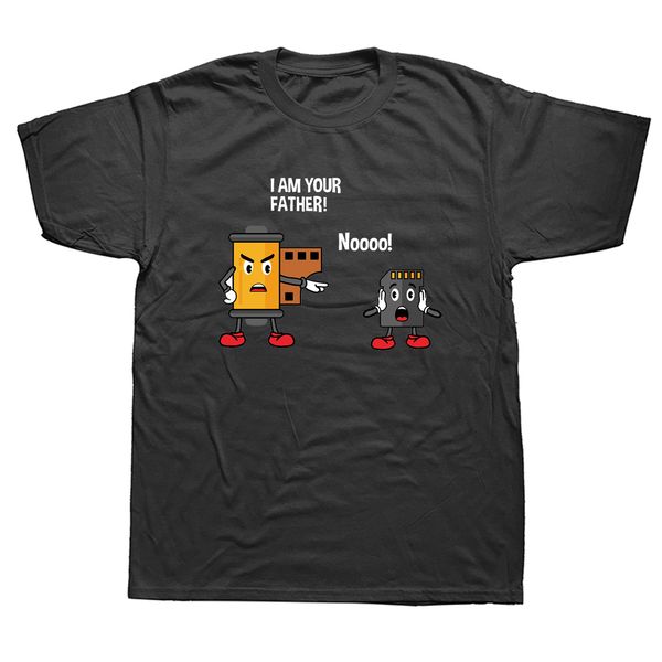 

men's t-shirts funny film roll sd card funny pographer camera t shirt graphic streetwear short sleeve christmas gifts summer style t-sh, White;black
