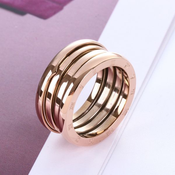 

wedding rings classic roman numerals ring for men women rose gold color stainless steel couples wedding engagement ring 230313, Slivery;golden