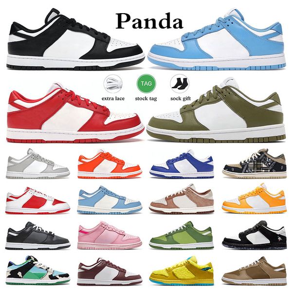 

men running shoes flat sneakers panda black white unc grey fog university red sail medium olive georgetown mens women soprt trainers big