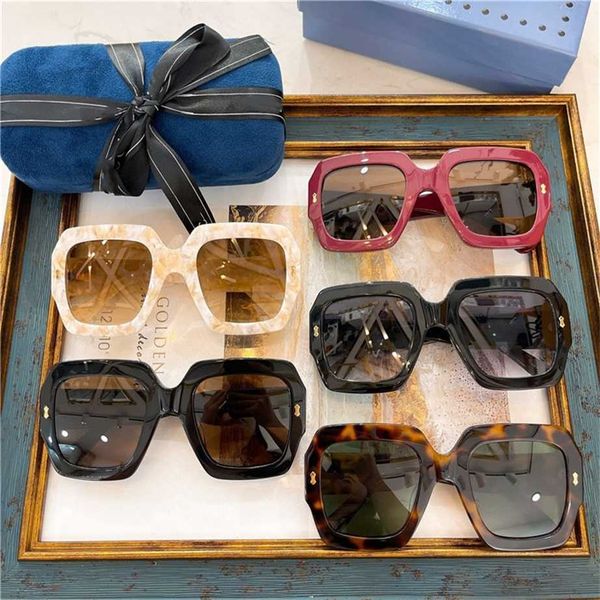 

sunglasses 2023 new g family fashion box plate male star sunglasses gg111s, White;black