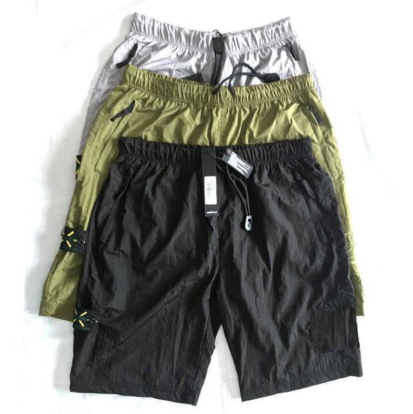 

eur size european brand retro casual shorts beach sweat pants for mens trousers imported metal nylon ykk zipper comfortable street, White;black