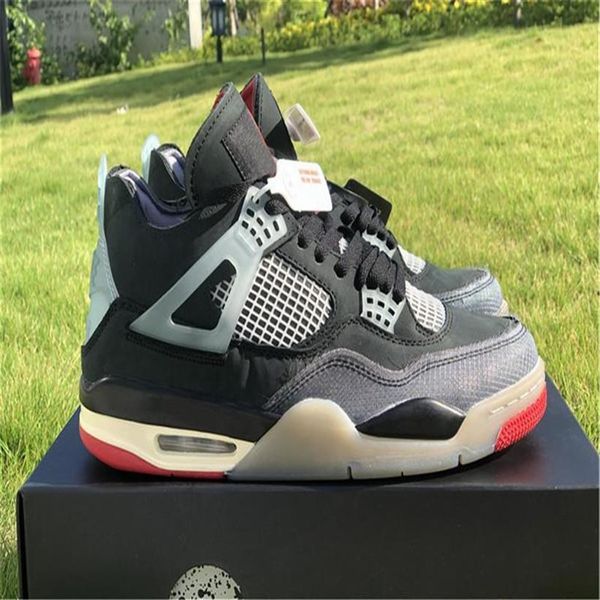 

2021 release 4 bred sp wmns sail 4s virgil ablohs men basketball shoes muslin white black zapatos sneakers235q