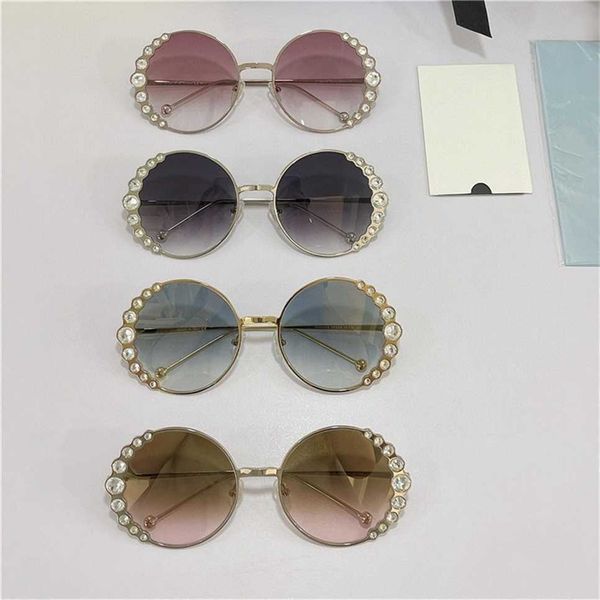 

sunglasses 2023 new f family's fashion diamond rimmed round frame wu jinyan's same sunglasses ff0324, White;black