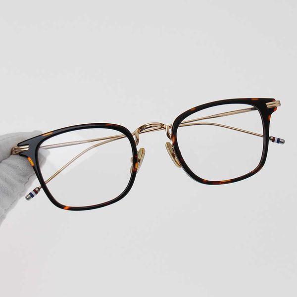 

sunglasses 2023 new tb smoke gray square tb905 men's and women's net red the same medium gold eyeglass frame, White;black