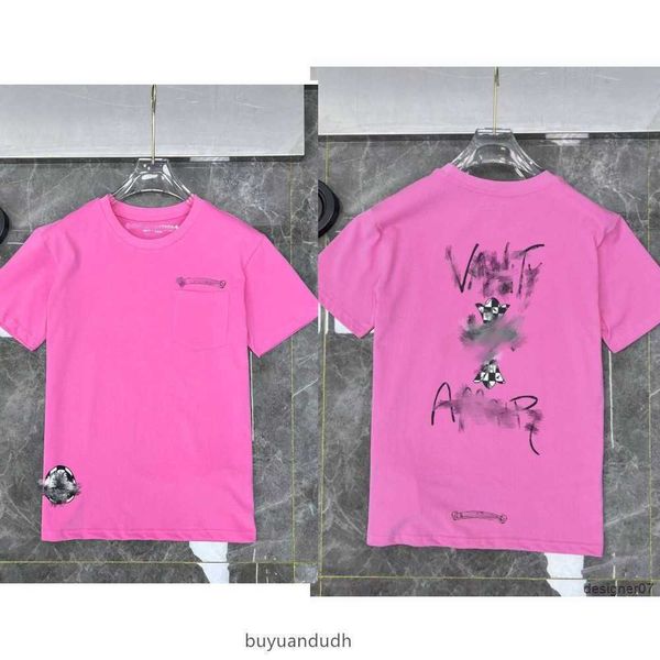 

classic men's t-shirts mens t shirt fashion ch brand letter sanskrit cross pattern designers hearts, White;black