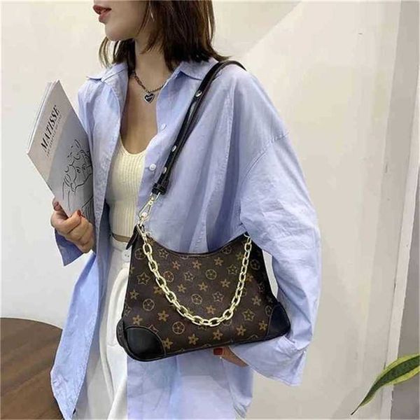 

handbag 2023 fashion women's bag leather quality handbag luxury postman sad chain bag