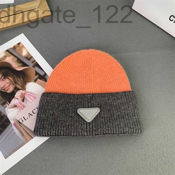 

designer fashion winter hats designer beanie hat knit skull cap pure cashmere embroidery casual for men women baseball wy2c, Blue;gray