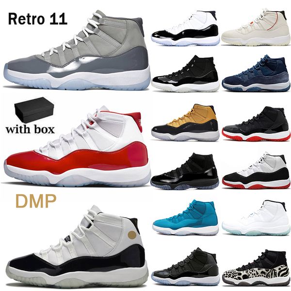 

2023 with box cherry 11s basketball shoes jumpman 11 dmp defining moments pack size 13 mens trainers high cool grey bred 72-10 midnight navy
