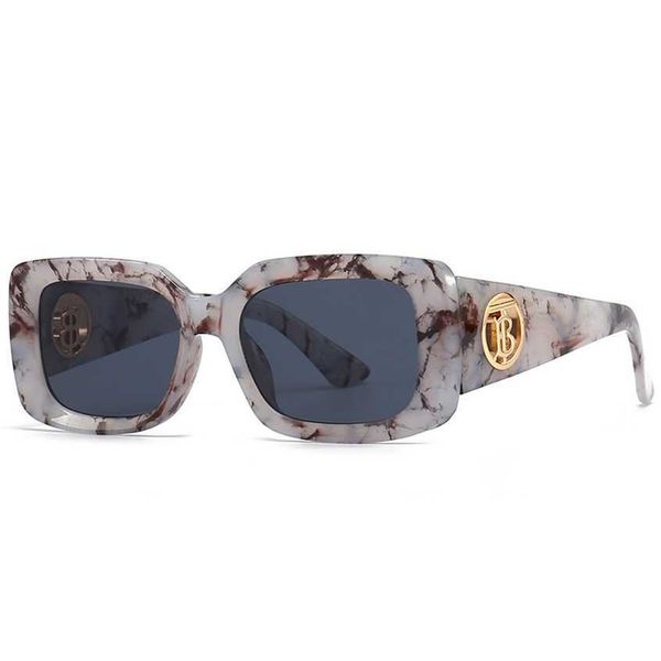 

sunglasses 2023 new 4343 fashionable square frame women's ins-style advanced sense sunglasses, White;black