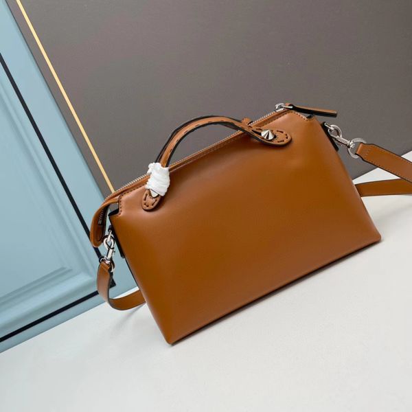 

high-quality women cowhide boston handbag classic design monogram fashion one shoulder crossbody bag large capacity pillow bag double handle