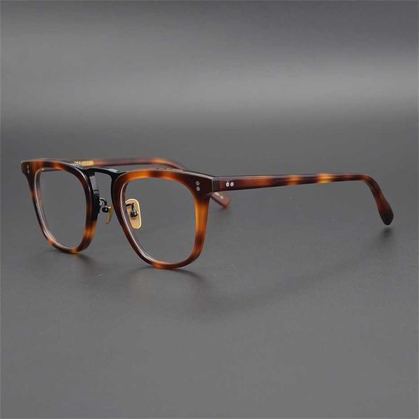 

sunglasses 2023 new japanese designer zhongjin titanium beam personality square thick big face full men's plate fashion myopia glasses, White;black